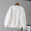 Solid Color Ladies Short Baseball Jacket Korean Spring Casual White Jacket Top Female Cardigan Zipper Jackets Fashion