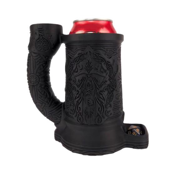 Кружка-волшебник Башня для кубиков 12 унций Держатель для напитков Изолированный рукав Стакан для кубиков с хранилищем Башня для бросания кубиков Подставка для напитков Аксессуар для ролевой игры