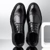 Inner heightening leather shoes men's 10cm retro clothing casual heightening shoes 8cm British men's shoes flow