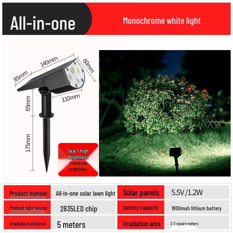 Super Bright Waterproof Outdoor Solar Spotlight for Garden and Home