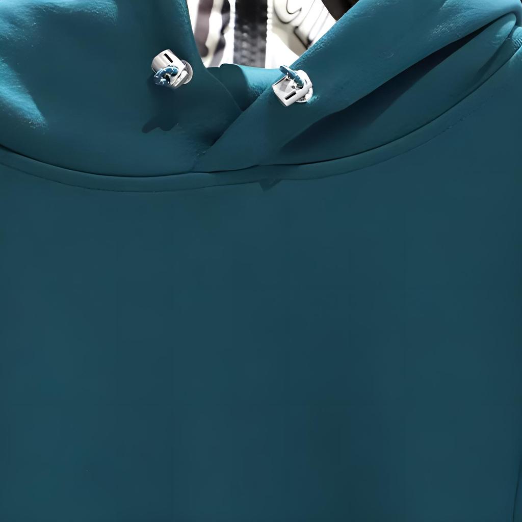 Puma Solid Color Knitted Hooded Sweatshirt Unisex Tops Navy-Blue 534673-87