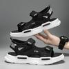 Fashion Summer Men's Outdoor Sandals High Quality Non-Slip Comfortable Man Beach Sandals Fashion Thick Soled Casual Sandals Zapatos