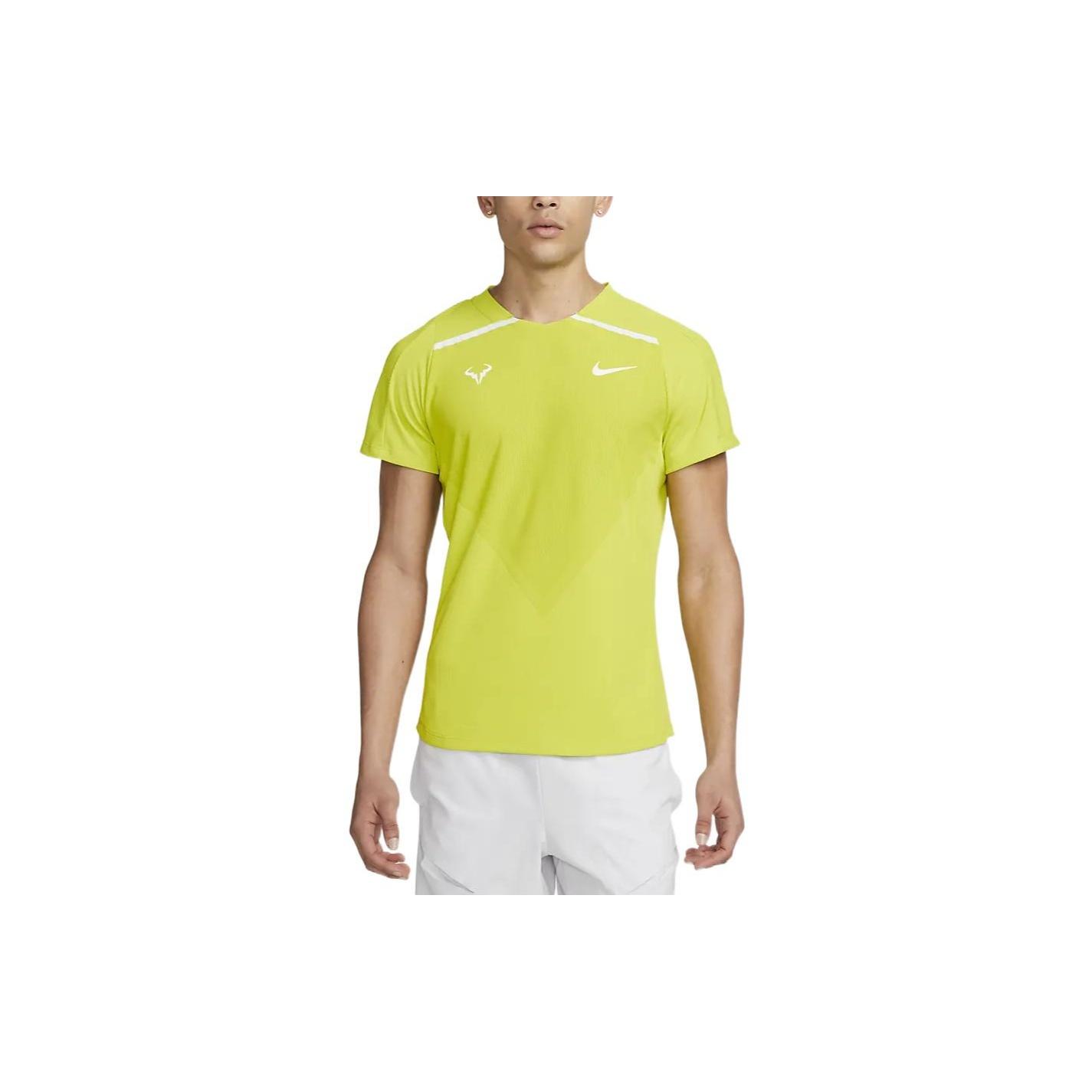 Nike Court Dri-FIT ADV Rafa T-shirt Bright Cactus Men s DD8540-308 XL