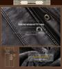 Men's Warm Leather Jacket for Middle-aged & Elderly 