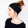 Women's Fashion Sports Stretch Wide Headband Head Wrap Yoga Hair Band Turban