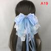 1 Stück Maid Prinzessin Lolita Spitze Schleife Haarnadel Haarspange Stirnband Cosplay