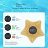 Mini LED Screen Multifunctional Bathtub Water Temperature Electronic Floating Pool Starfish Digital Toy Household Thermometer