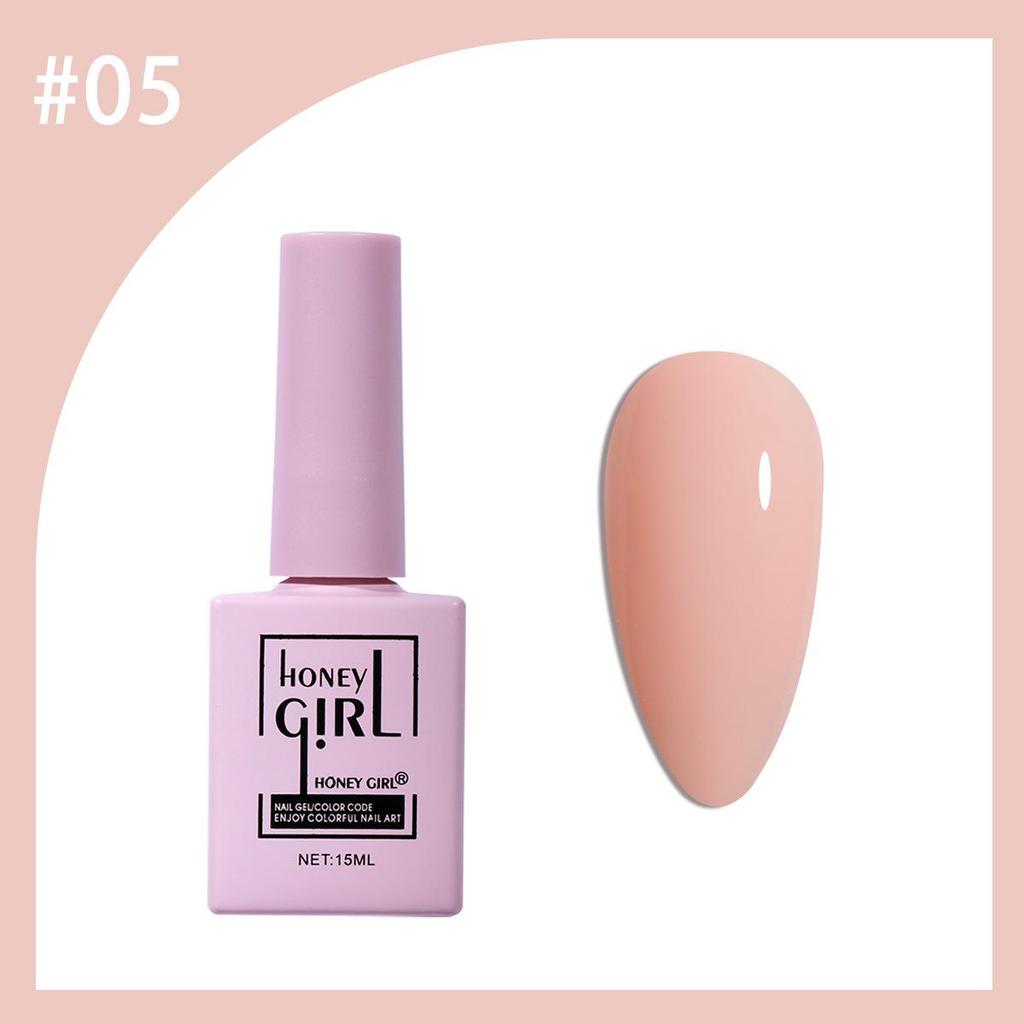 HONEYGIRL 36-Color Skin Tone Nail Polish Set - Blush, Nude, Pink Shades for Trendy Nails