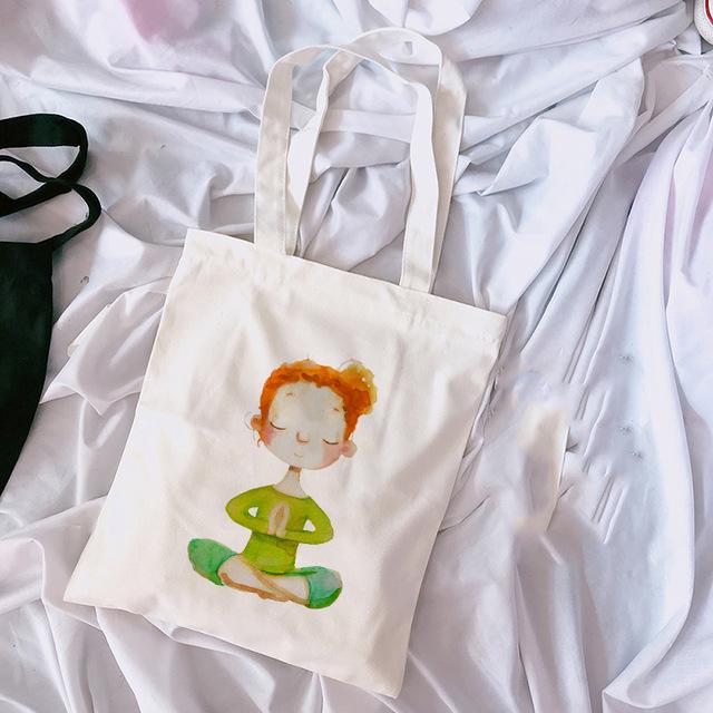 Сумка для покупок женская холщевая 870₽