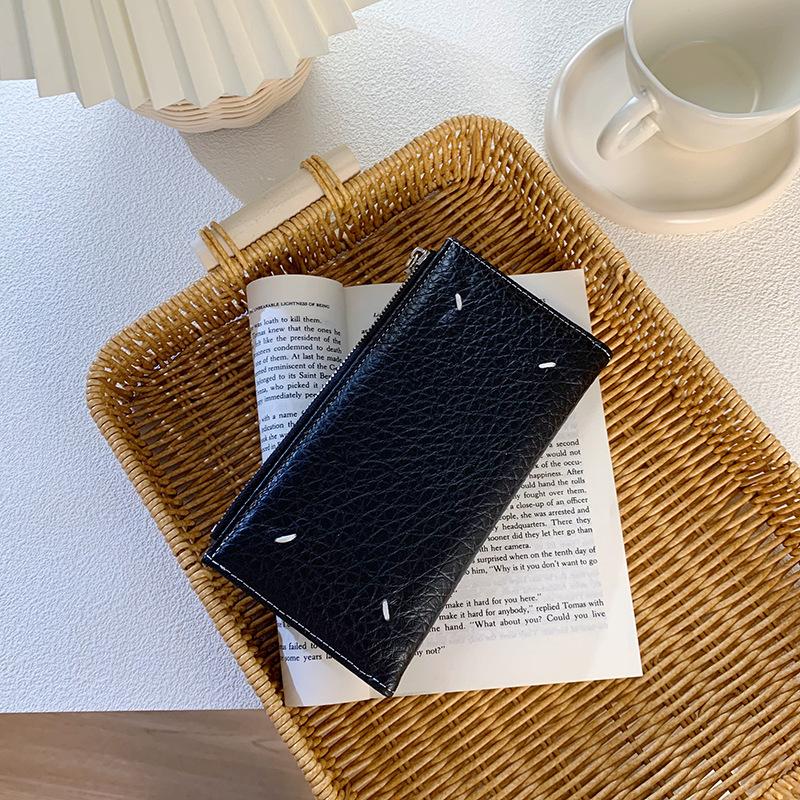 Women's Wallet Ins Small Wallet Women's High-end Folding Wallet Long Clutch Bag Wallet Zipper