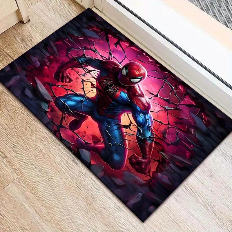 

1pc Spider-man Pattern Area Rug Soft Flannel Floor Mat for Living Room,Office,Bedroom and Carpet 60cm by 90cm