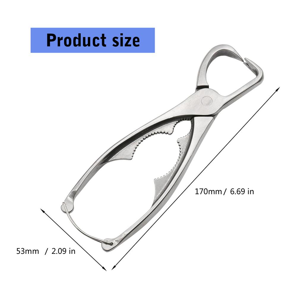 Multipurpose Tea Tongs Stainless Steel Comfortable Handle Tea Opener for Effortless Opening of Tea Cakes and Bricks