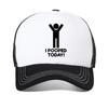 Funny I Pooped Today Graphic Baseball Cap Fashion Harajuku Hip Hop Hat Outdoor Adjustable Mesh Trucker Caps Snapback Hats