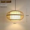 Bamboo Weave Pendant Light for Tea Room, Restaurant, or Bar – Simple Japanese Style