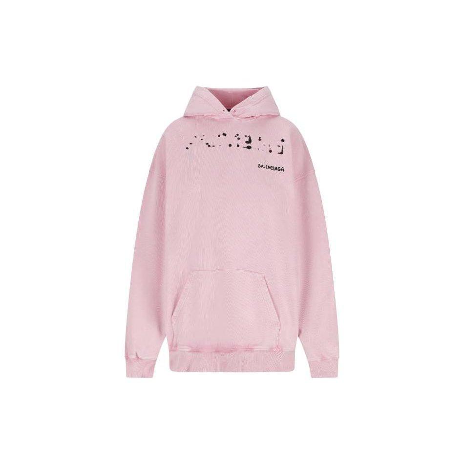 Balenciaga Medium Fit Hoodie 'Faded Pink/Black' 578135TOVO63204