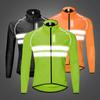 Reflective Long Sleeve Bicycle Jersey Wind Coat Jacket Water-resistant Windproof Outdoor Sports