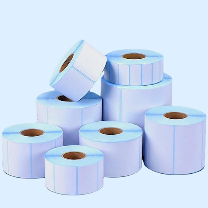 Thermal Paper Sticker 1Roll/Packaged Three-Proof Thermal Labels Tags for Supermarket Multiple Sizes Scrapbooking Marker Tags ZYF