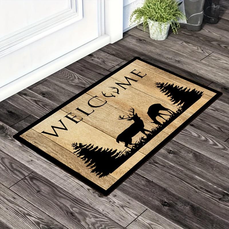American Country Style Entry Door Mat Anti Slip Dust Removal Entryway Welcome Carpet Home Decoration