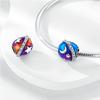 Fit Armbänder 925 Silber Bunte Charms Perlen Liebe Schmetterling Biene Blume Baumeln Für Diy Schmuck Geschenk Machen