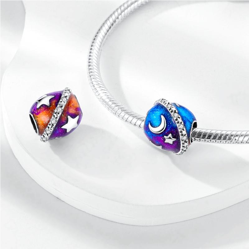 Fit Armbänder 925 Silber Bunte Charms Perlen Liebe Schmetterling Biene Blume Baumeln Für Diy Schmuck Geschenk Machen