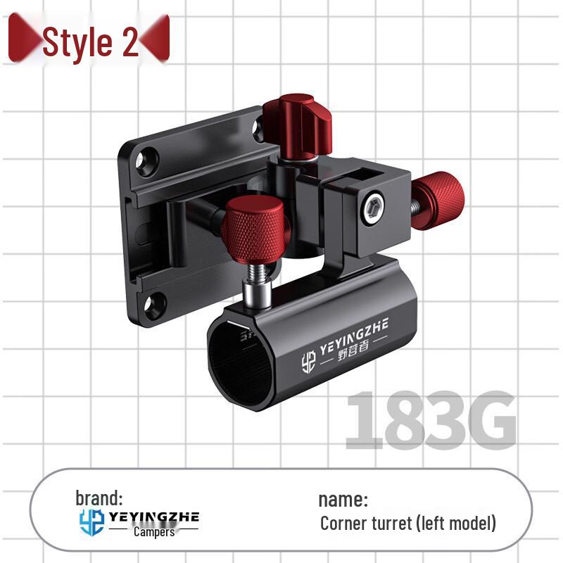 

Camping Universal Swivel Corner Rod Holder