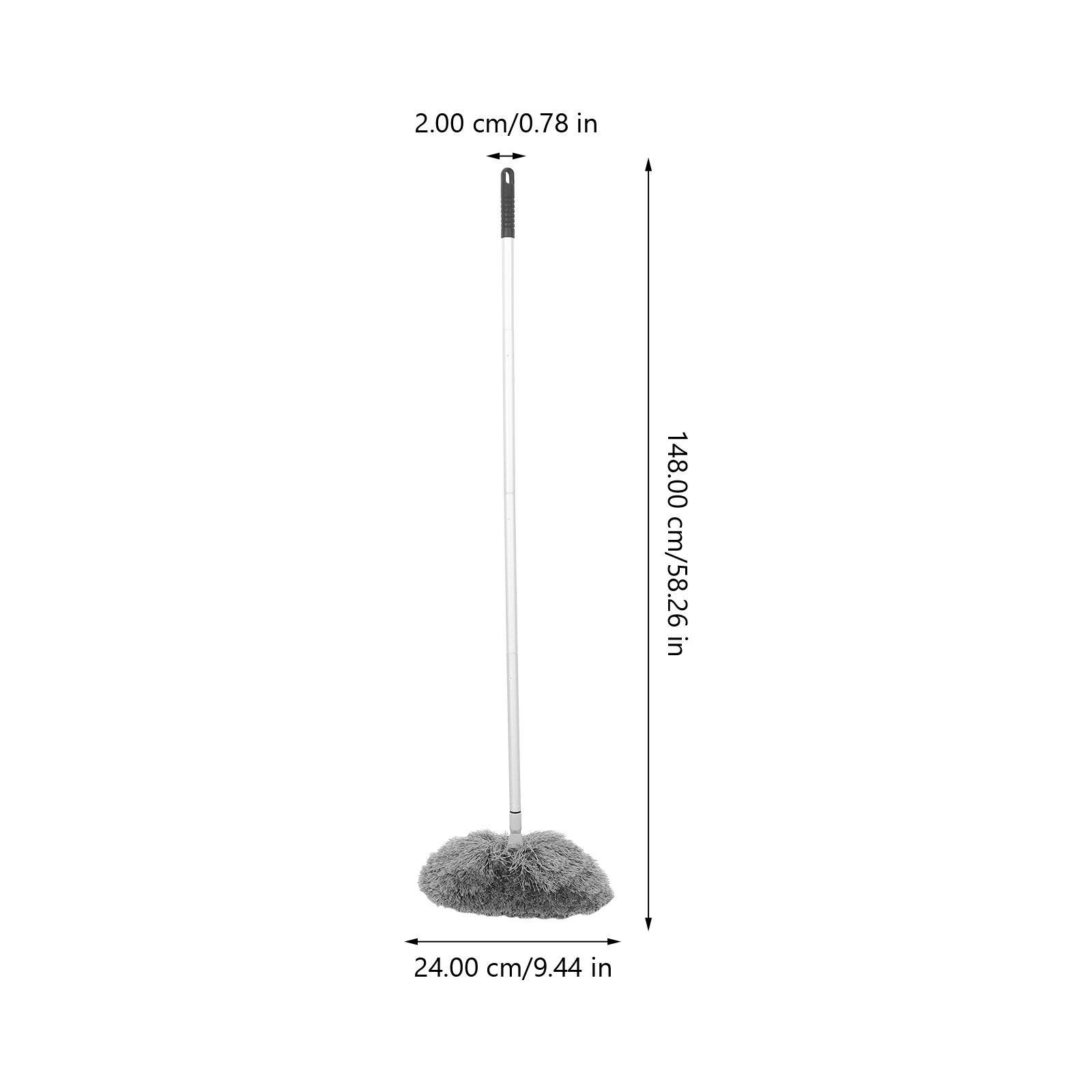 

Multipurpose Dusting Brush Flexible PP Wire Aluminum Pole Sturdy Long Handle Extendable Ceiling Fan Cleaner Window Blind Cleaner сірий