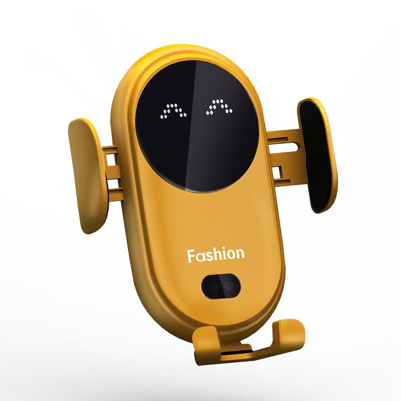 S11 Wireless Car Charger: Intelligent Infrared Phone Holder with Fast Charging.
