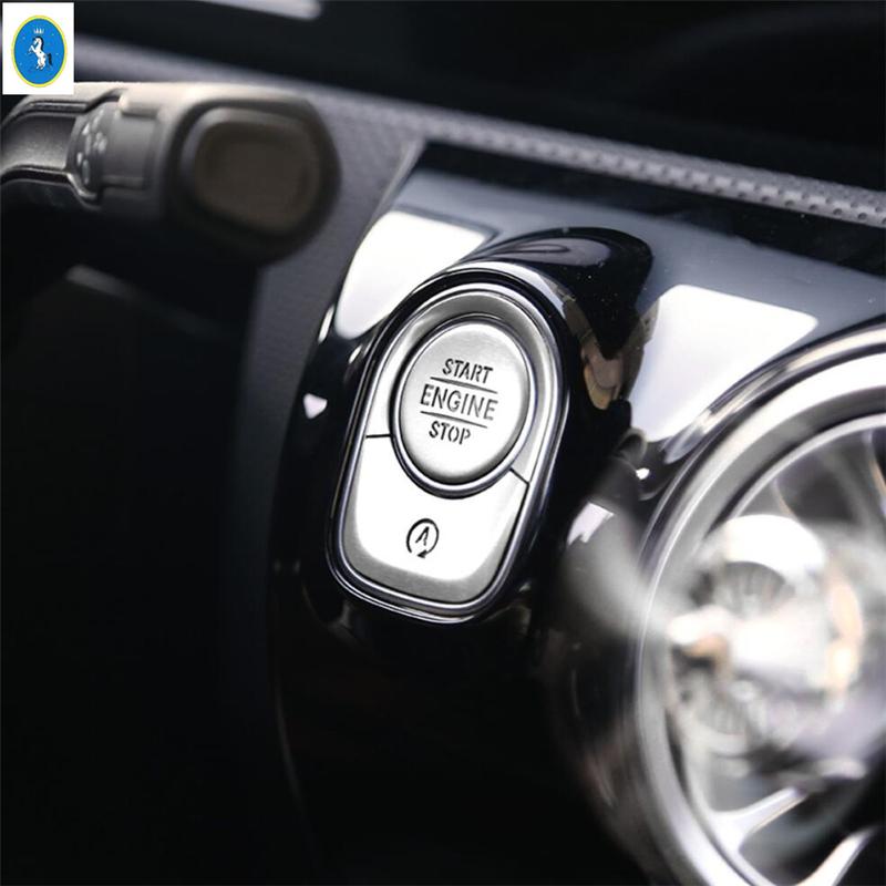 For Benz A Class W177 / GLA H247 / CLA C118 W118 / GLB X247 Center Control / Multimedia / Air AC / Armrest Box Button Cover Trim