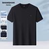 SHANSHAN Men's Mulberry Silk Cool-Feel Polo T-shirt