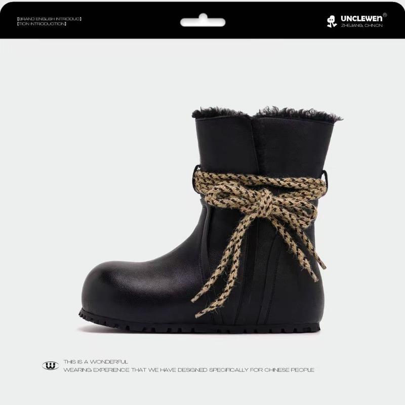 

Toka roll кожаная версия ~ женские зимние ботинки новый зимний флис теплые водонепроницаемые туфли с высоким содержанием хлопка женские 40 чёрный