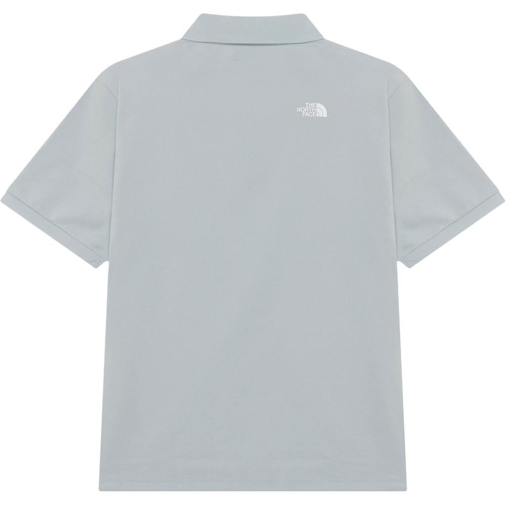 The North Face Logo Short Sleeve Polo Shirt Men tops Light-Blue NT7PR01K