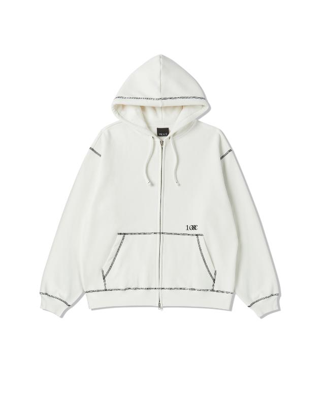 Vaekcie 100C Hood Zip-UpOff White