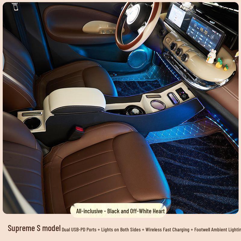 Armrest Storage Box for Wuling Bingo Electric Vehicle Interior Modification