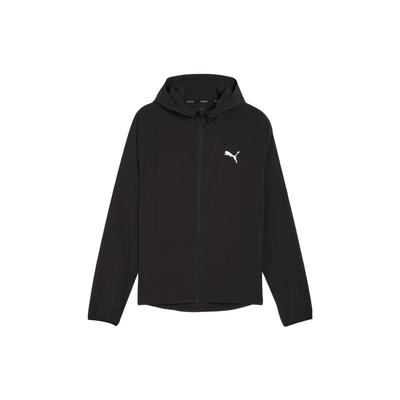 Puma Felpa con cappuccio sportiva casual a tinta unita a maniche lunghe Giacca Uomo giacche Nero 524993-01