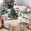 Christmas Themed Pillowcases: Merry, Tree, Truck, and Winter Hello Designs Sofa bed cushion cover, New Year home decoration