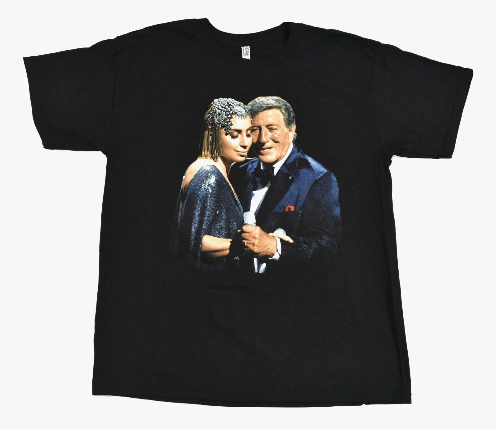 

Adult Tony Bennett & Lady Gaga Cheek to Cheek Live! Tour Shirt New Small 3XL