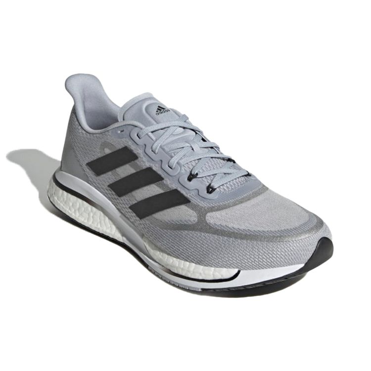 Adidas Supernova+ Halo Silver Men Sneakers Core-Black Matte-Silver S42717