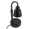 Candle Warmer Lamp Dimmable Timer Adjustable Height Retro Decorative Candle Wax Melting Light with 2 Bulbs EU Plug Black