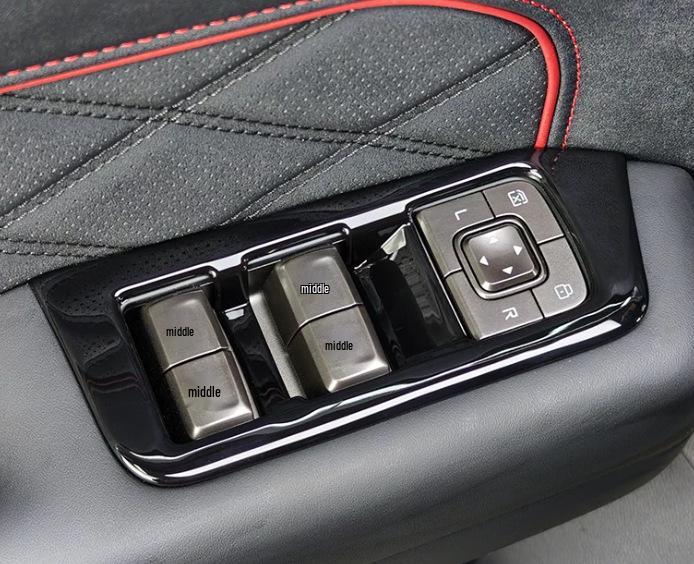 Compatible with 26 Jetour Traveler T2 Models: Gear Shift Frame, Lift Switch, Steering Wheel, Rear Seat Anti-Kick, Interior Pull Handle.