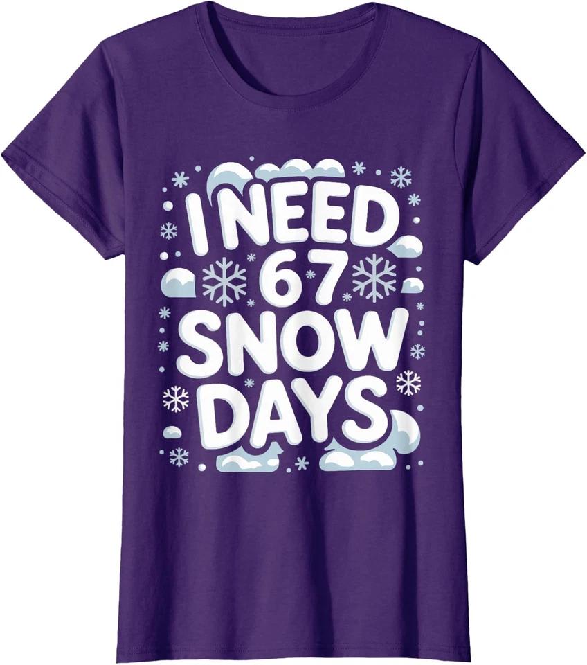 67 Days of School Coquette Bow 67th Day of School Ladies  Crewneck T-Shirt XL