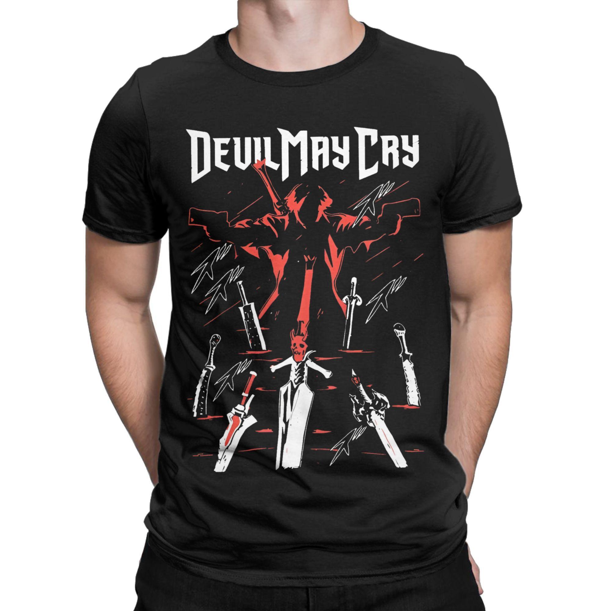 

Одяг Dante Devils May Cry Унісекс Футболки Бавовняна Футболка Графічний Принт Екшн-Пригода Ігрова Футболка Одяг XL