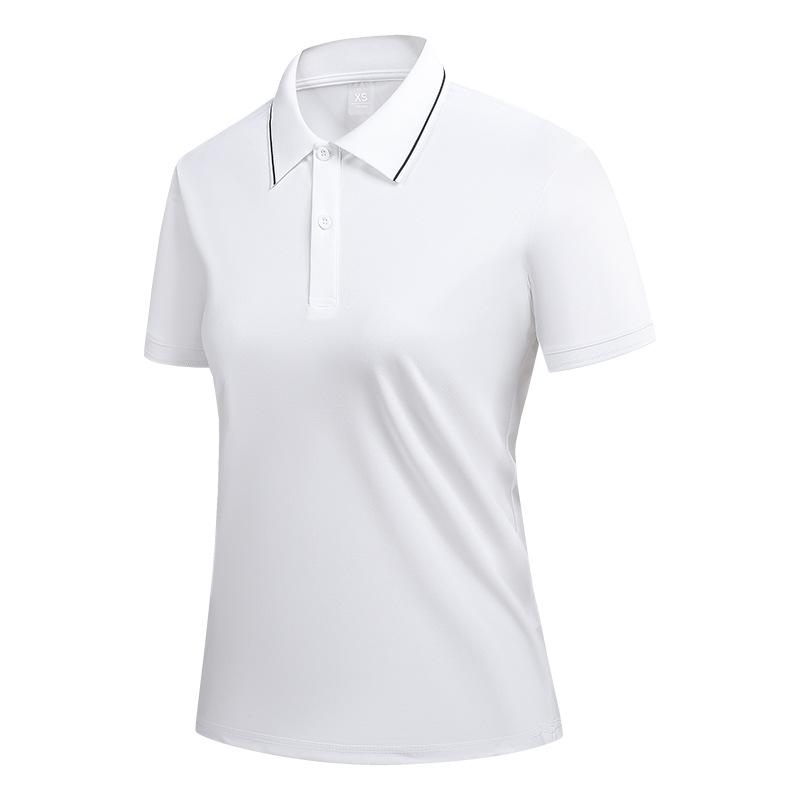 

Женское поло для тенниса из быстросохнущего нейлона с логотипом на заказ - Дышащая спортивная футболка с коротким рукавом 2XL