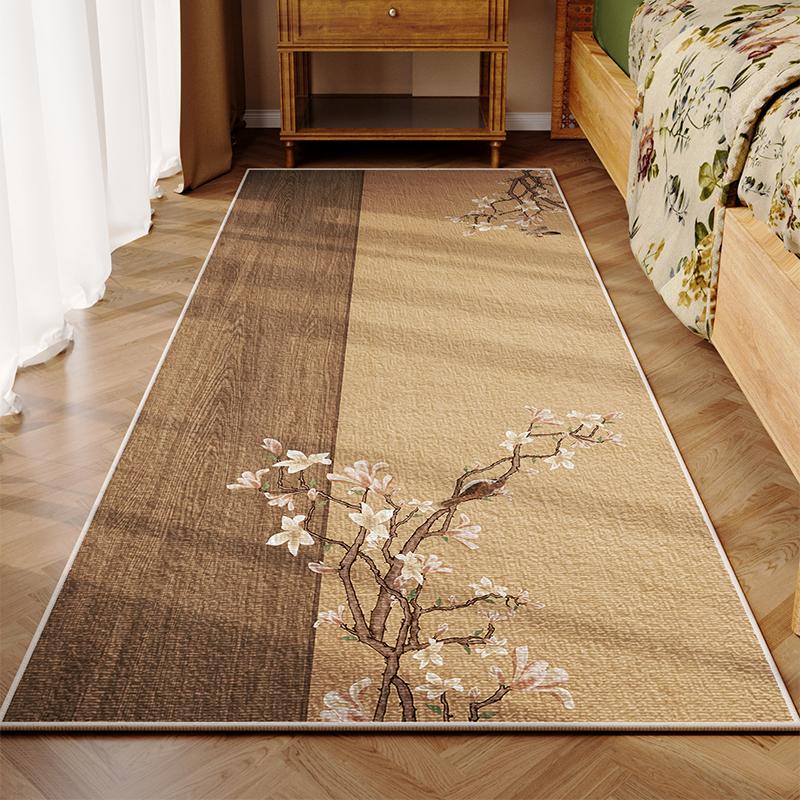 American Light Luxury Plush Long Strip Carpet Quiet Waterproof Kitchen Floor Mat Corridor Carpet Electric Home Decoration