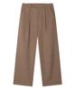 PRAIRIE Wool Relaxed Fit Slacks (Beige)