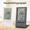 Digital Temperature Humidity Measurement Meter Gauge for Home Baby Room Thermometers Hygrometer with Time Alarm Clock