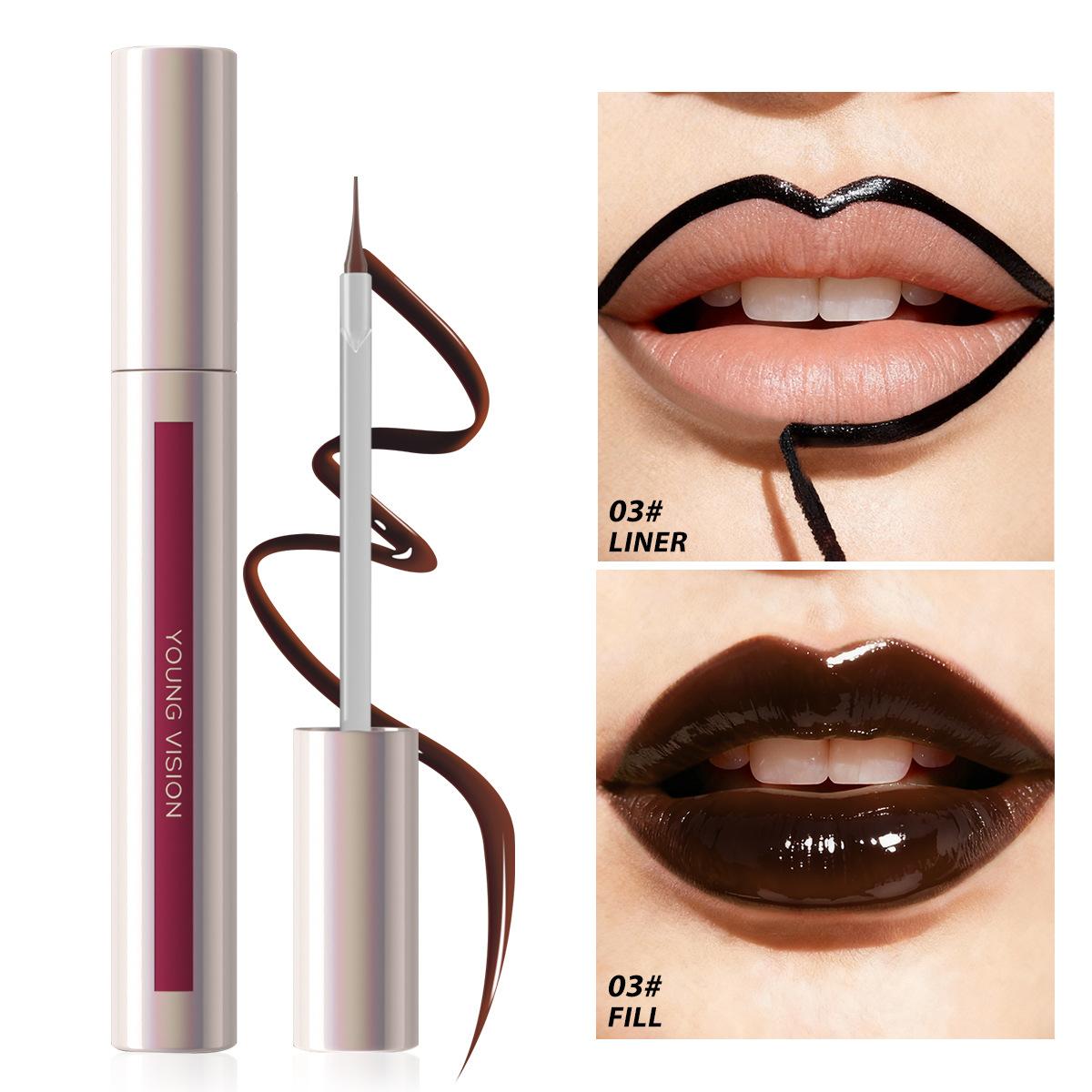 

Magic Peel Off Lip Cosmetic Matte Lip Liner Pencil Long Lasting Waterproof Smudge Proof Transfer Proof Peel Off Lip Stain Tattoo