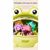 With Storage Bucket Fun Jumping Frog Toy Assorted Colors Kid Finger-press Toy  Birthday Gift