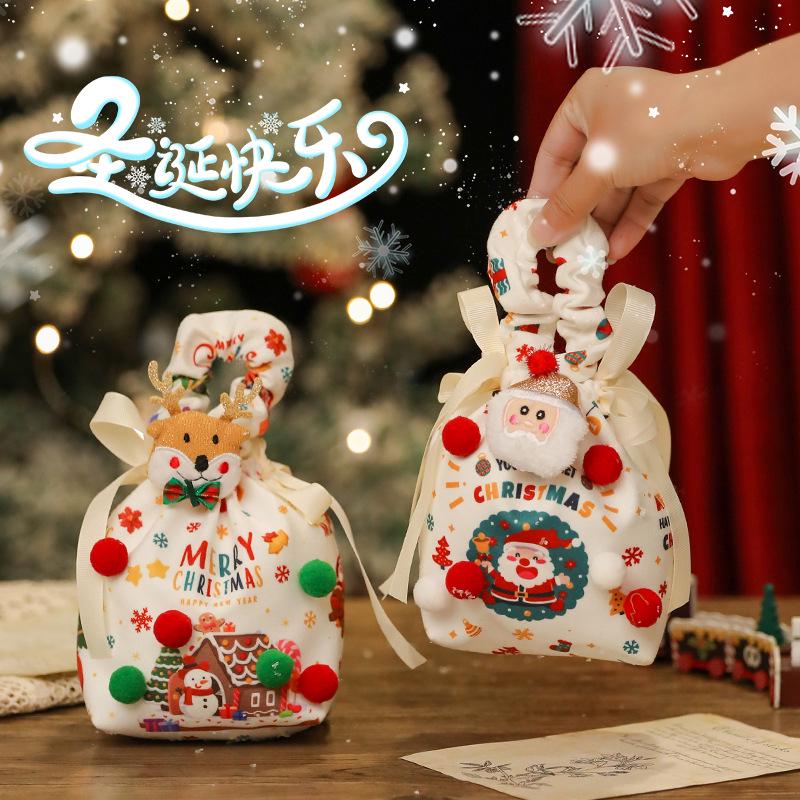 2025 Christmas Eve Peace Apple Gift Bag - Kids' Candy Holder