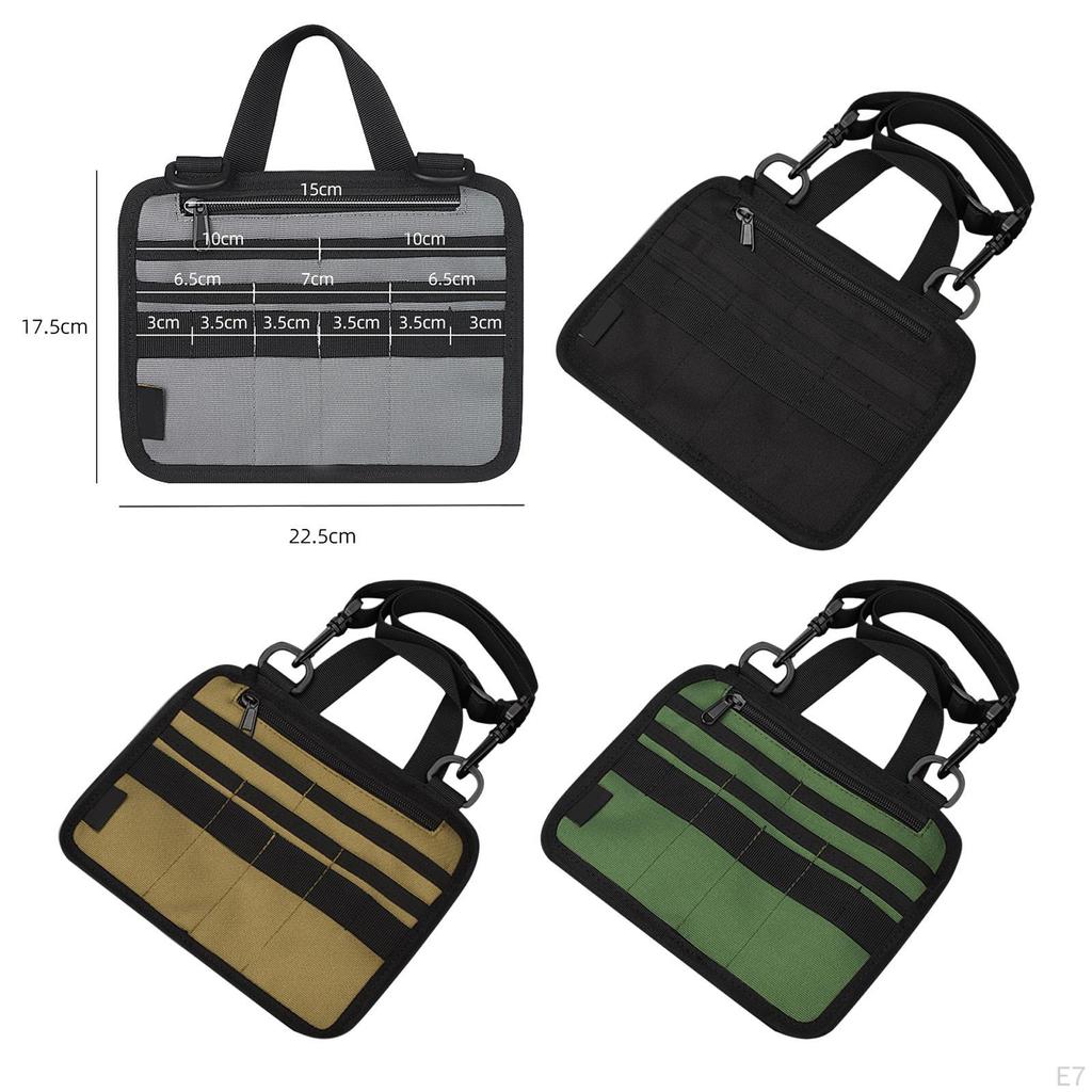 Multipurpose Tool Pouch Durable Oxford Cloth Pocket Organizer for Hiking