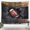 Sports Football Banner Decor Wall Art American Flag Background Game Day Decoration Merchandise